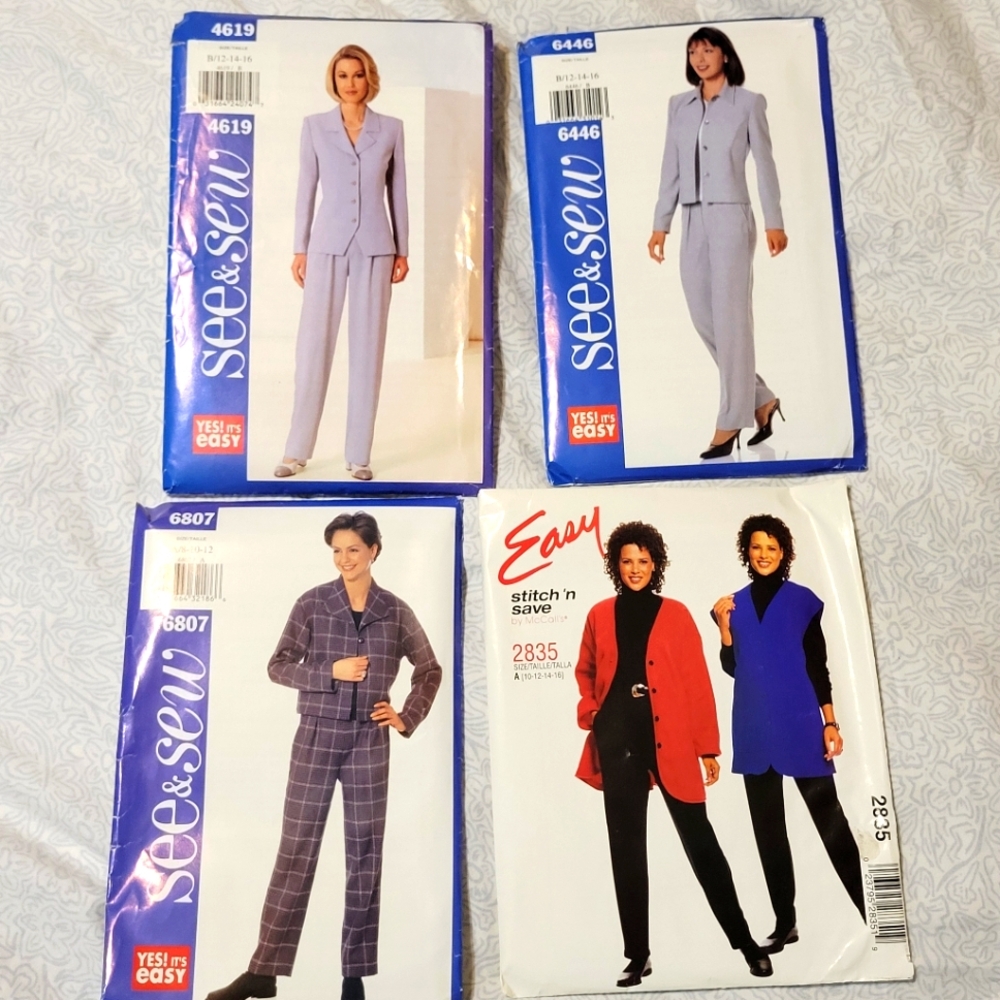 Vintage 1990s & 2000s Butterick & McCall's Sewing Patterns - New - Unused
